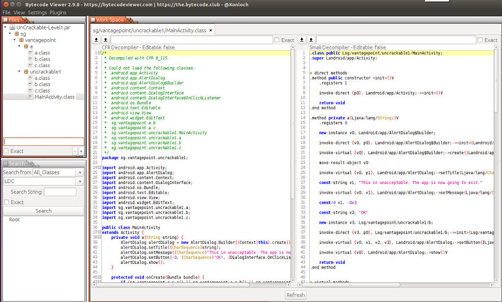 Unbreakable Bytecode Viewer